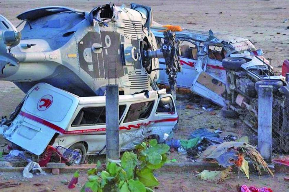 Caída de helicóptero provoca 13 personas fallecidas en México