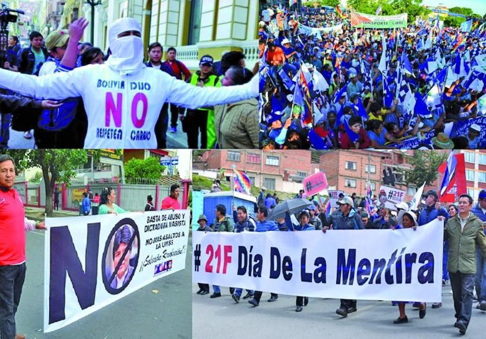 Oficialismo y oposición medirán fuerzas el 21 de febrero en Bolivia