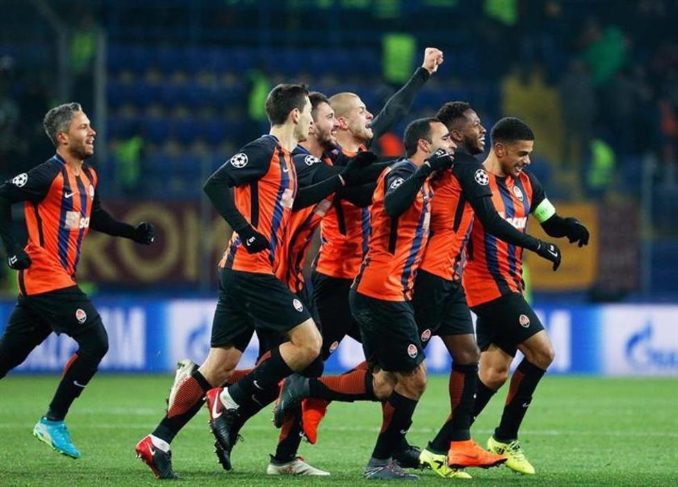 Shakhtar vence a la Roma