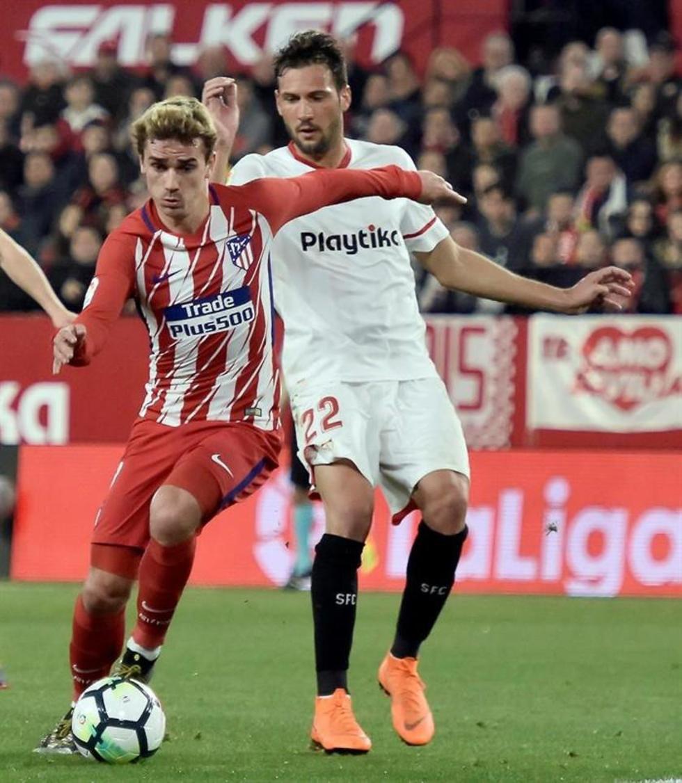 Atlético golea a Sevilla en el “Ramón Sánchez Pizjuán”