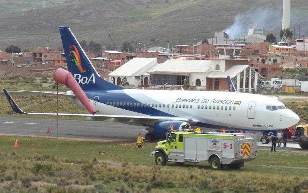 Aeronave del BoA aterriza normal en el aeropuerto 