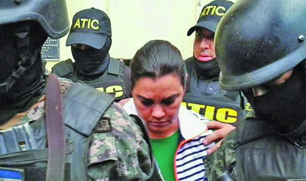 Capturan a la esposa de un expresidente hondureño por lavado de dinero