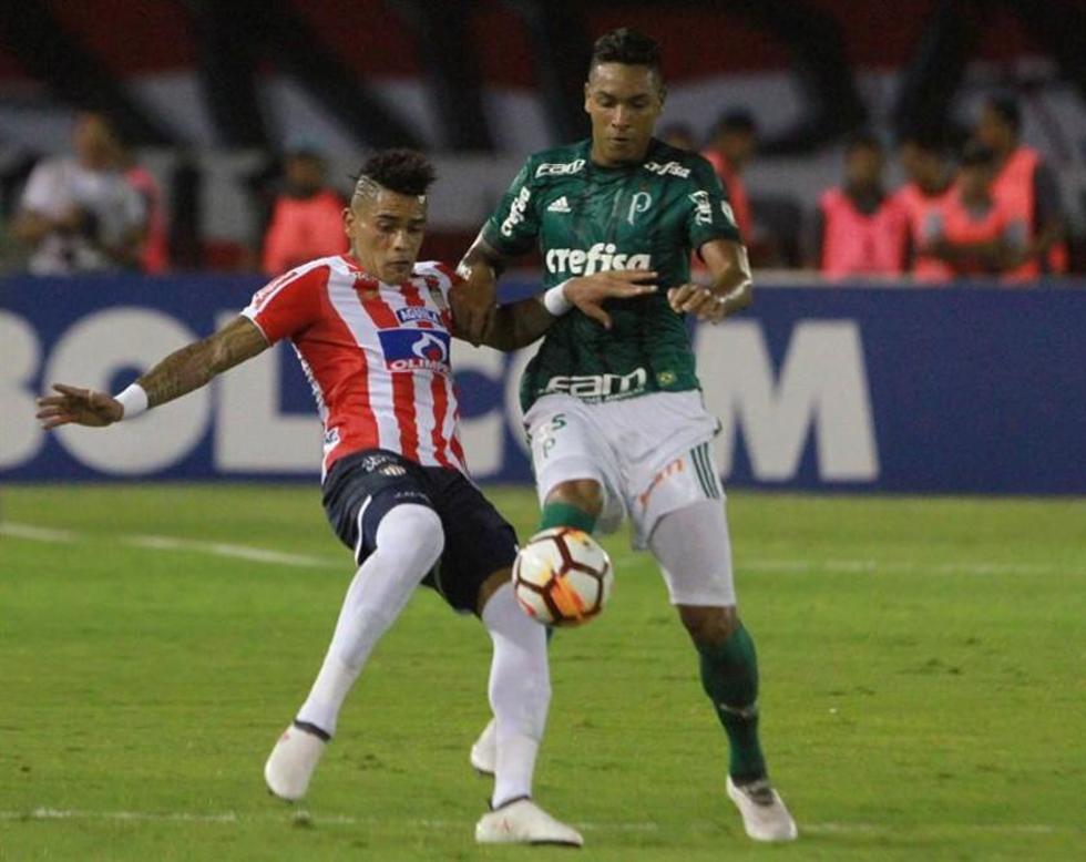 Palmeiras golea a Junior de Barranquilla
