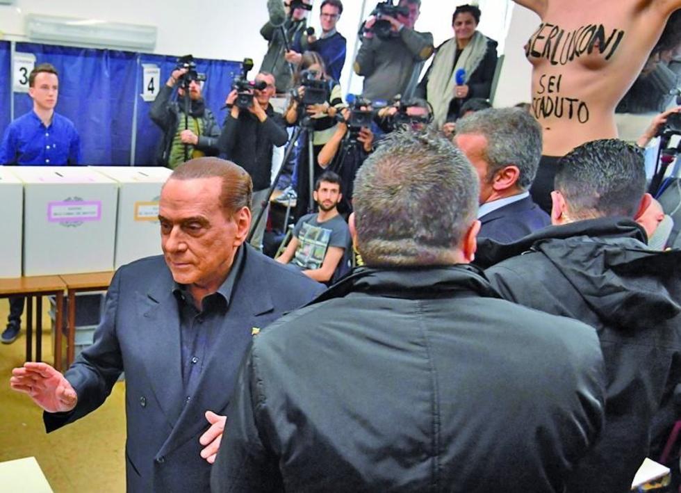 El partido de Berlusconi triunfa en Italia y es seguido por el M5S