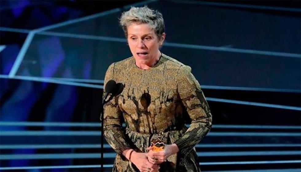 Detienen al  hombre que  robó Óscar a  McDormand 