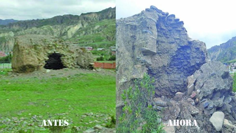 La ciudad de La Paz pierde la última  chullpa preincaica de hace 800 años
