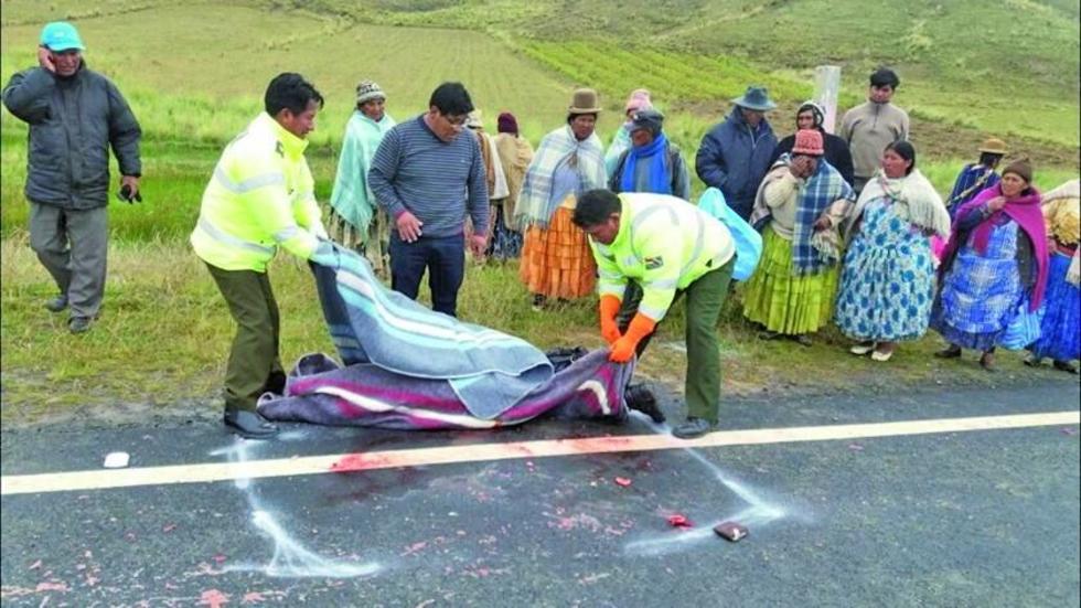 Informe concluye en que un dirigente poncho rojo murió tras ser arrollado