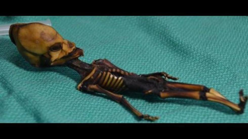 Dicen que restos no son de alienígena