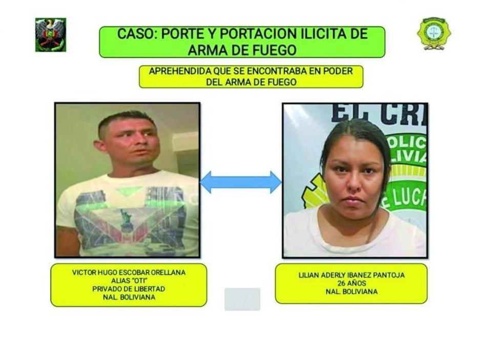 Concubina de Oti recaudaba 8.000 Bolivianos diario por las extorsiones