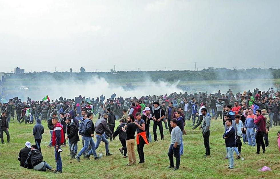 Marcha en la frontera de Gaza provoca 16 fallecidos y heridos