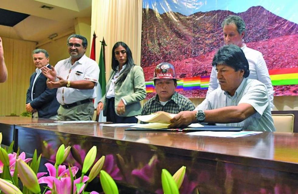 Bolivia prevé producir 194.000 toneladas de hierro cada año