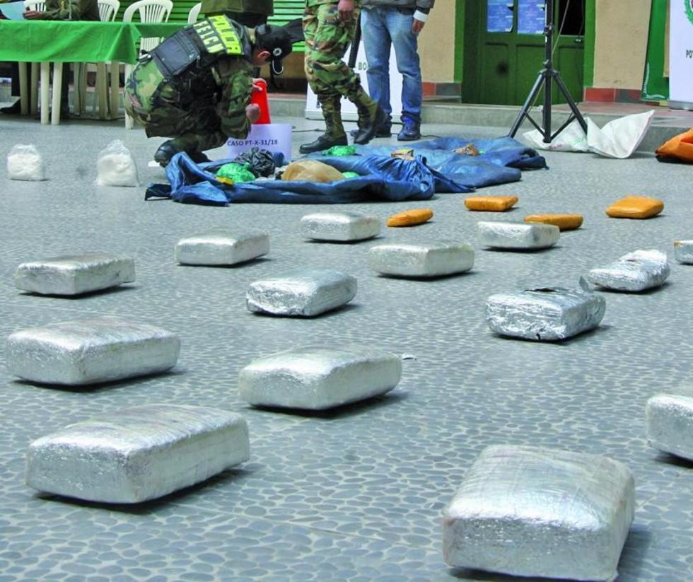 Secuestran  65 kilos de  cocaína en un operativo