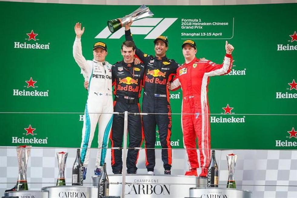 Daniel Ricciardo gana el Gran Premio de China