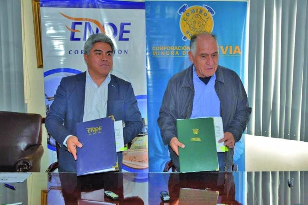 ENDE y Comibol pactan la construcción de una hidroeléctrica en Potosí