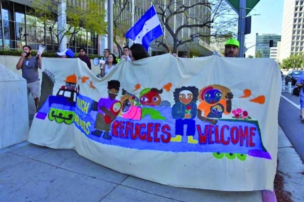 EE.UU.: activistas marchan para recibir a inmigrantes centroamericanos