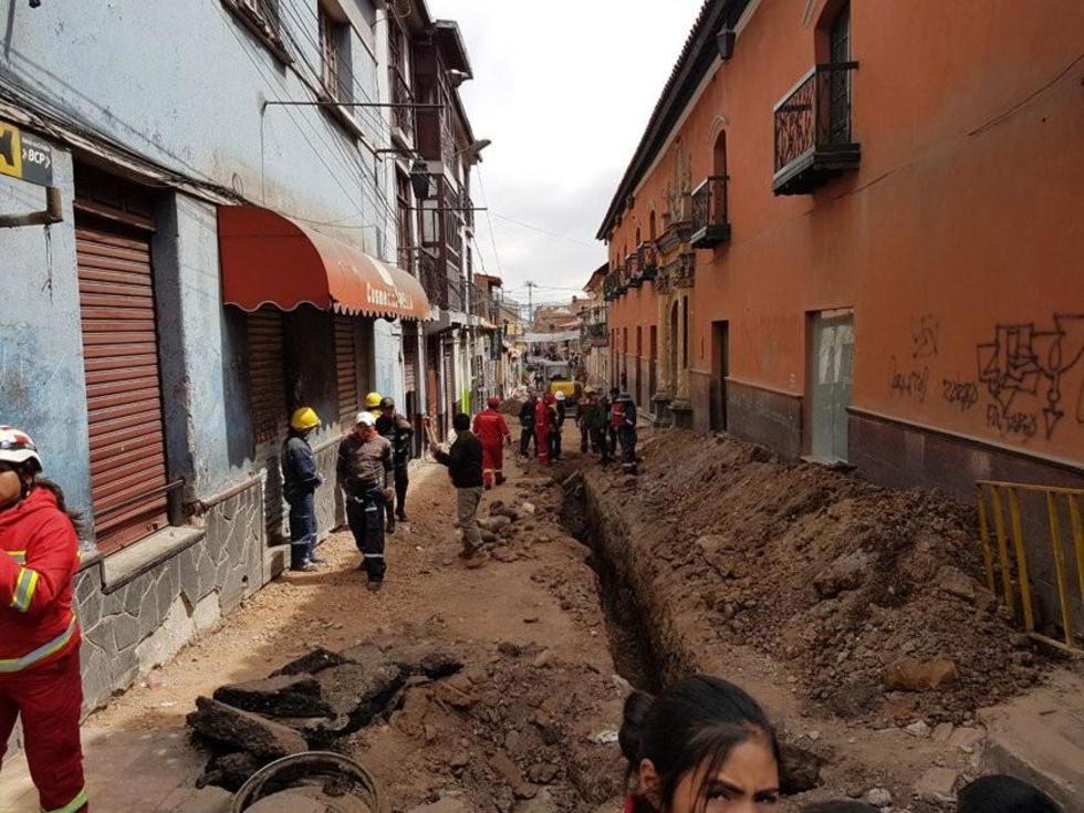 Fuga de gas asusta a vecinos de la Bolívar