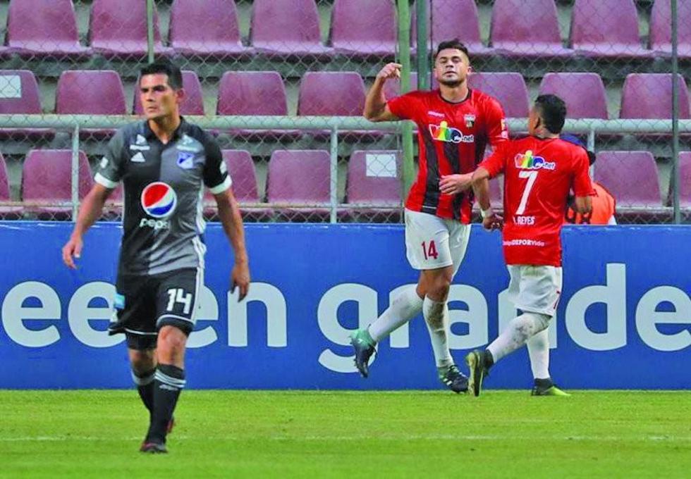 Lara vence a Millonarios en el “Metropolitano”