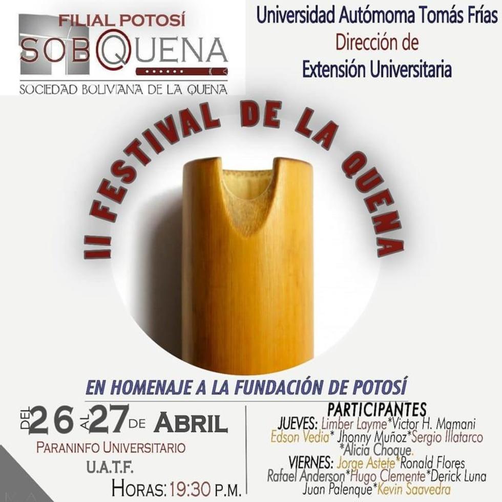 Expertos de la quena tocan esta noche en el Paraninfo