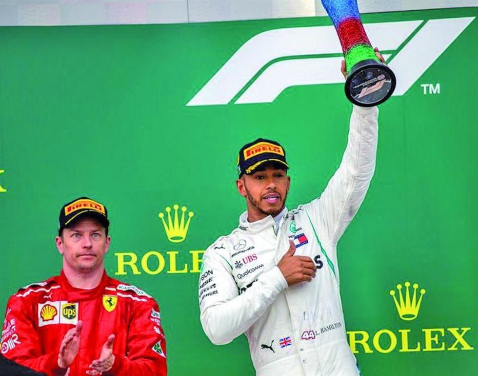 El británico Lewis Hamilton gana el Gran Premio de Azerbaiyán