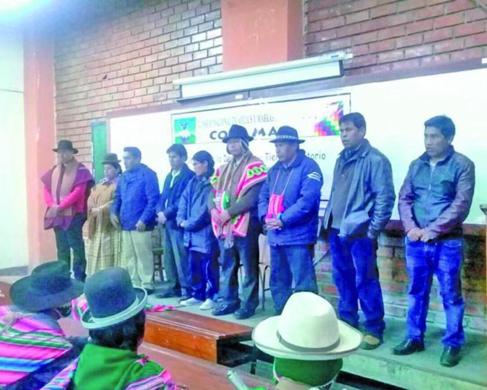 Cusi lidera el Conamaq y anuncia que buscará respeto al voto del 21F