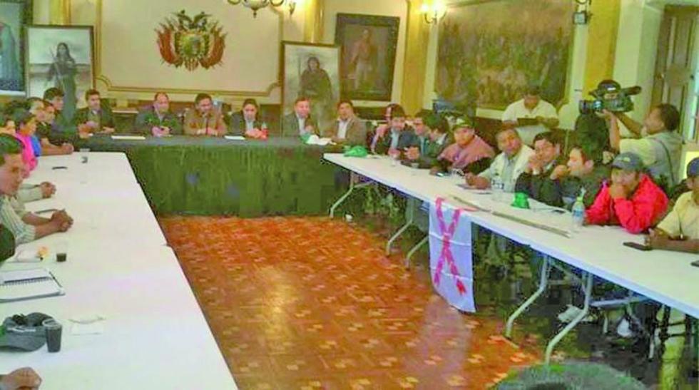 Chuquisaca define hoy si levanta medidas de presión por Incahuasi