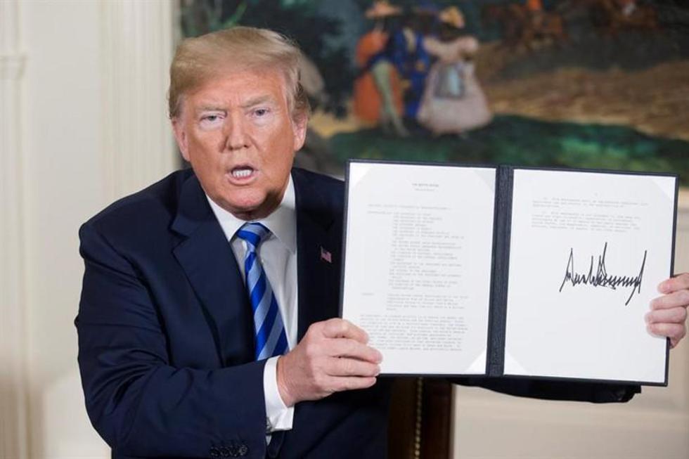 Trump retira a Estados Unidos del acuerdo nuclear con Irán