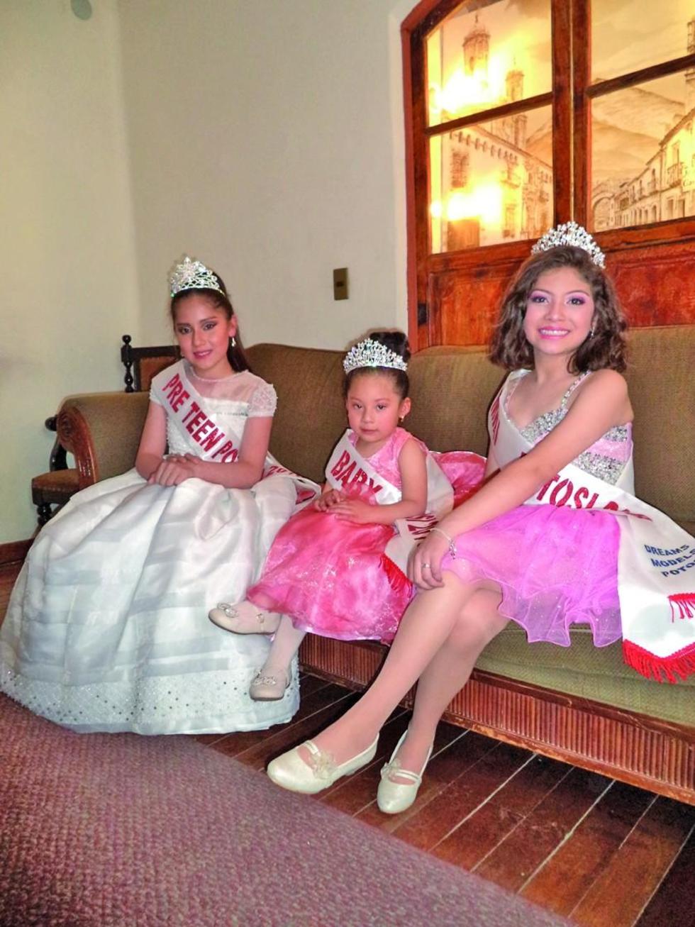 Presentan representantes del “Mini Reina Potosí”
