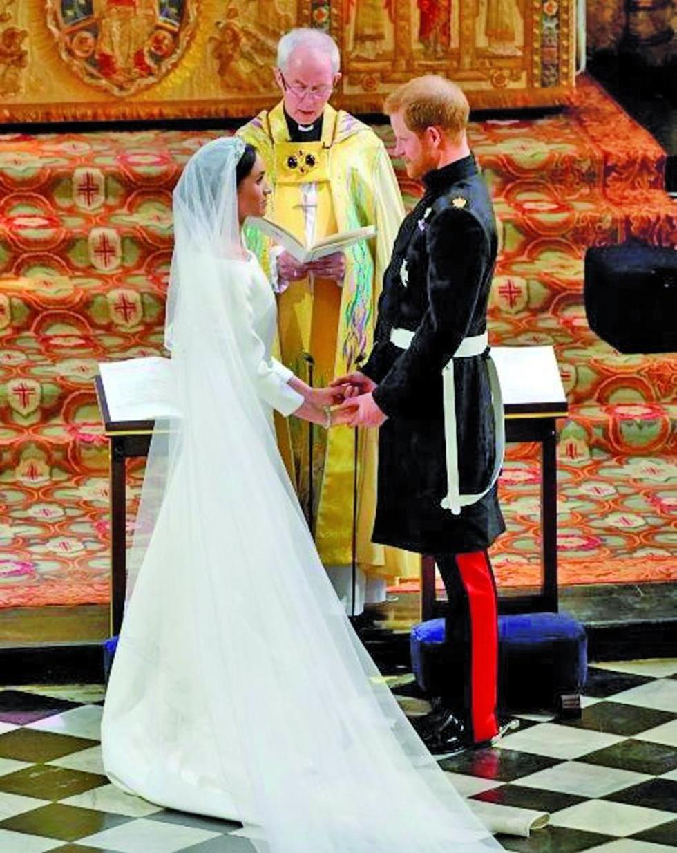 Harry y  Meghan ya  son marido  y mujer