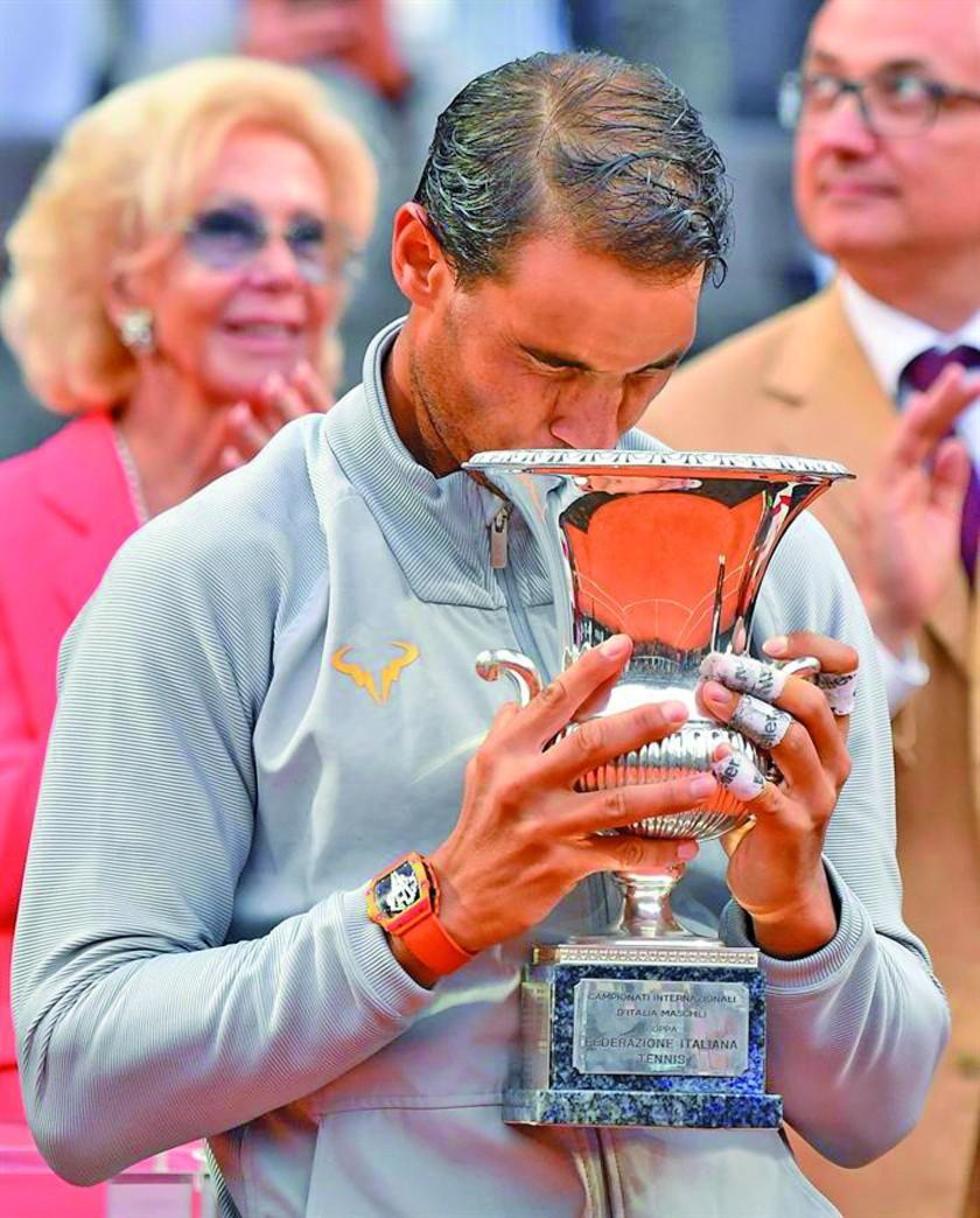 Nadal gana el torneo de Roma por octava vez 