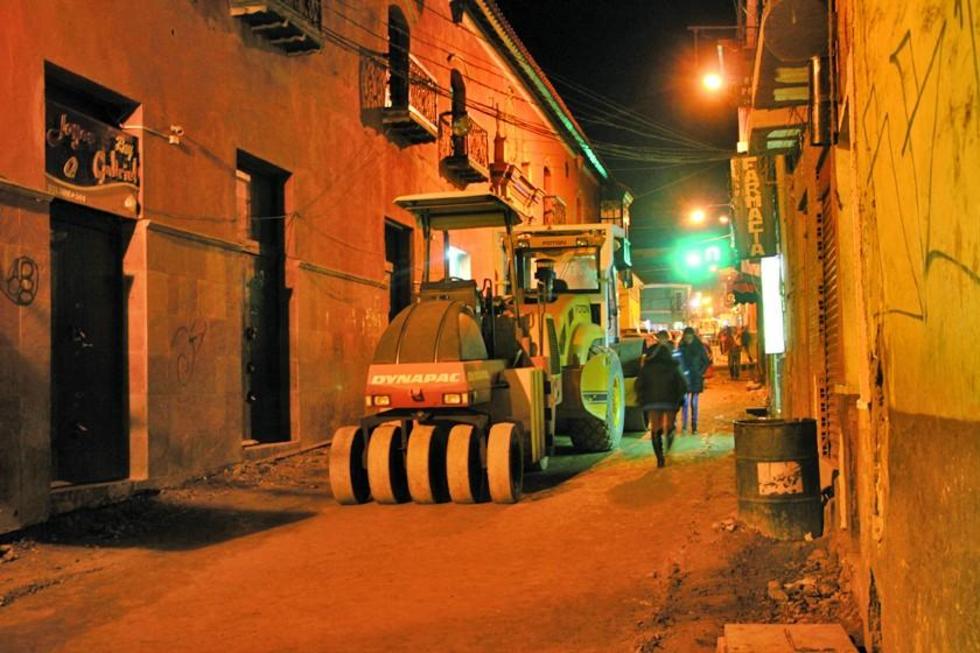 Hasta el lunes habilitarán la cuadra de la calle Bolívar