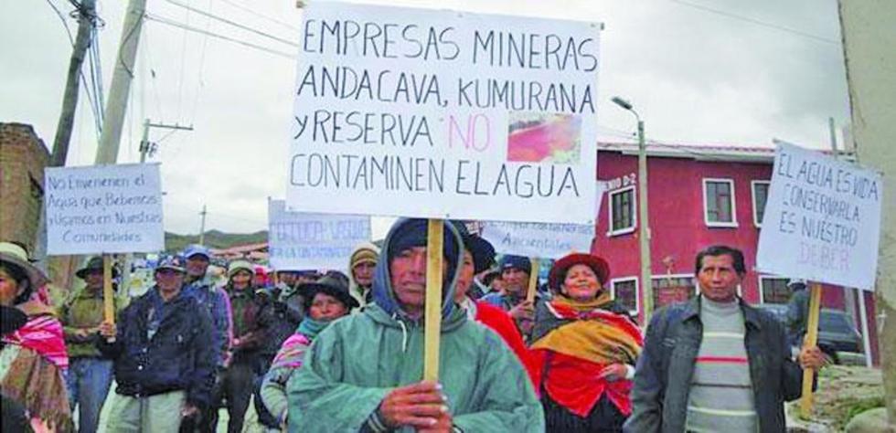 Los pobladores de Caiza D  cuestionan daño ambiental