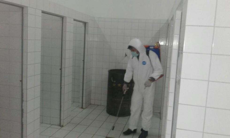 Sedes desinfecta establecimientos de educación por brotes de paperas