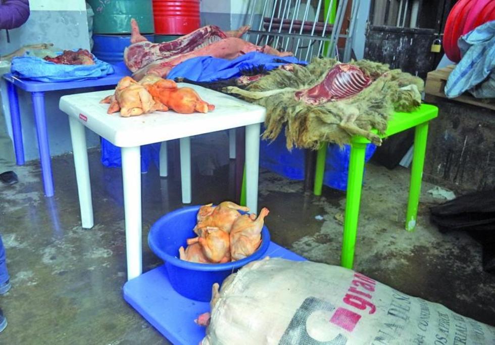 Policía incauta carne que era llevada inadecuadamente