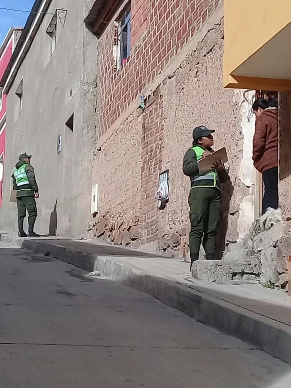 Policías identifican lugares de riesgo y violencia intrafamiliar