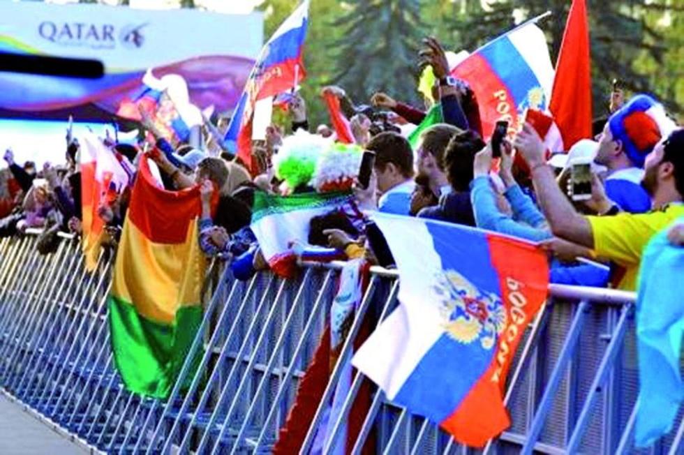 El sello boliviano se impone en la inauguración de la Copa del Mundo 2018