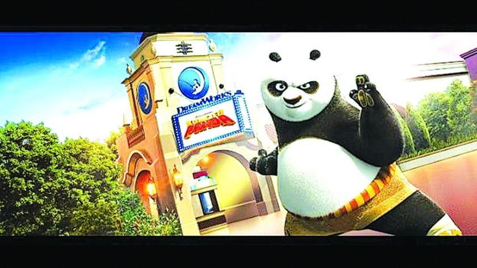Nuevo Kung Fu Panda llega   a Universal de Hollywood