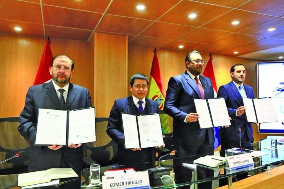Socios del proyecto bioceánico firman reglamento operativo