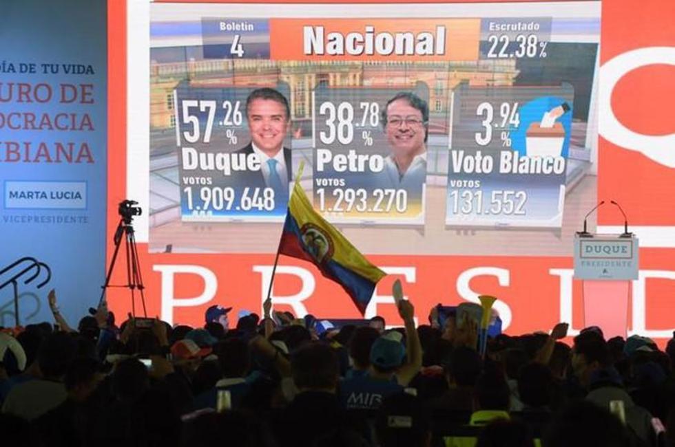 El derechista Iván Duque es el nuevo presidente de Colombia