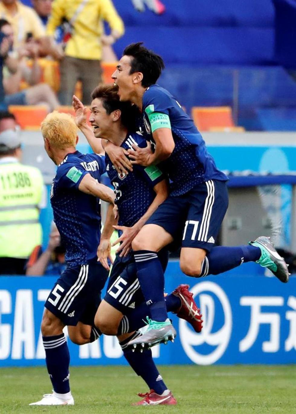 Japón amarga el debut de Colombia 