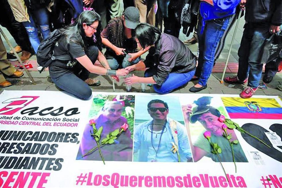 Confirman hallazgo de cuerpos de tres reporteros de Ecuador