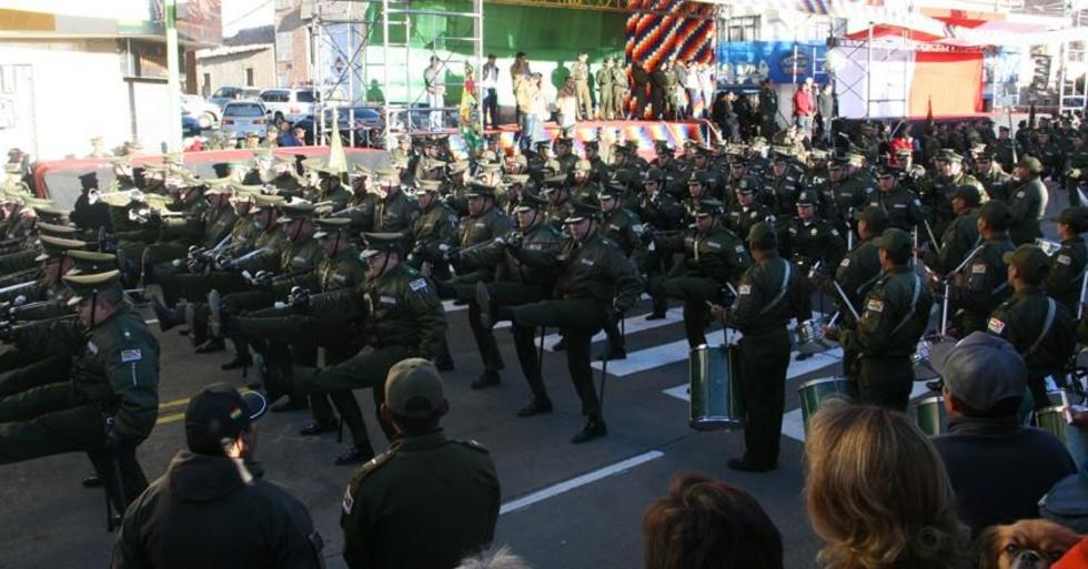 La Policía celebra hoy 192 años de  su creación en la ciudad de Potosí