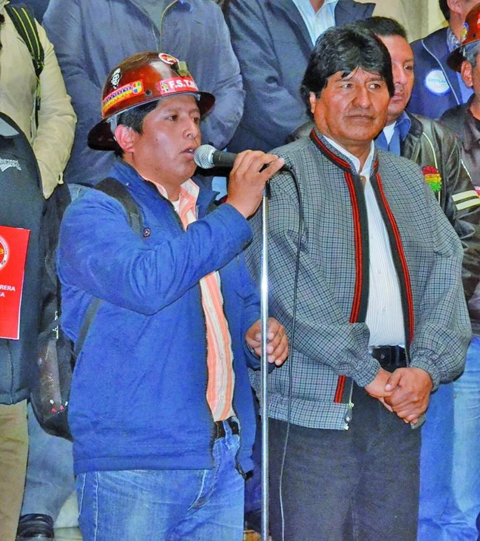 Central Obrera Boliviana reafirma su apoyo a la repostulación de Evo