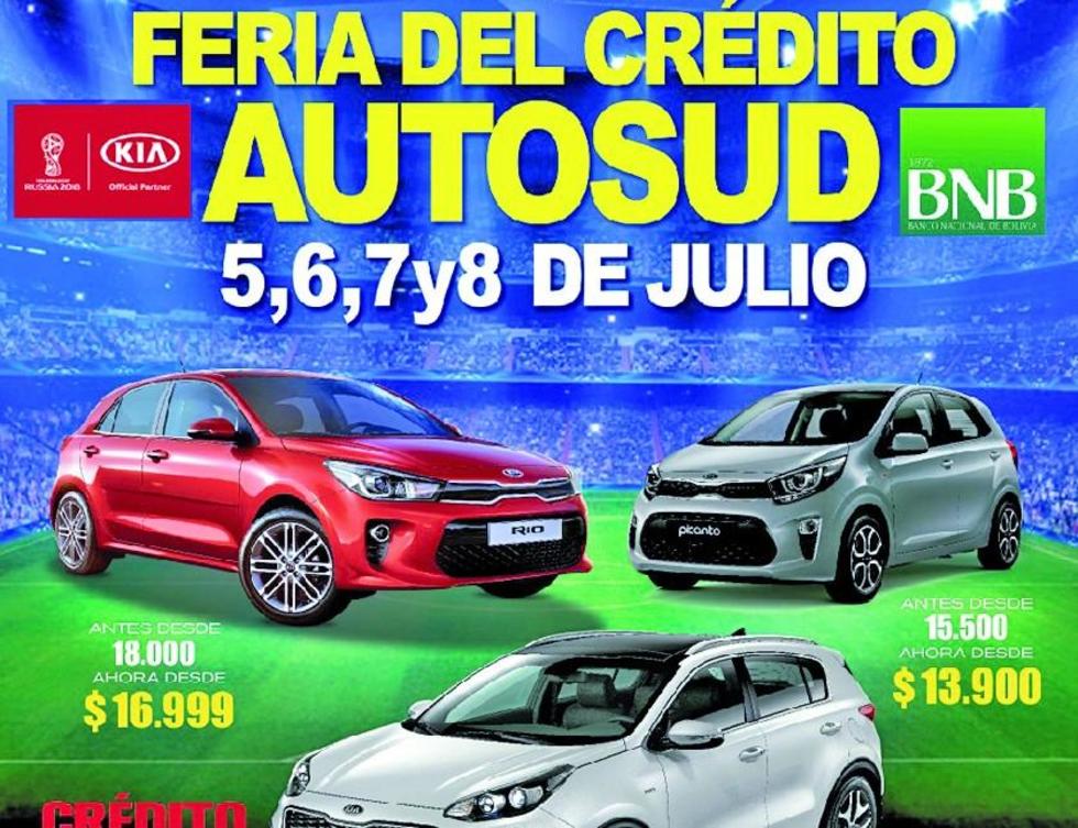 Hoy se abre la oferta de la feria de Crédito Autosud