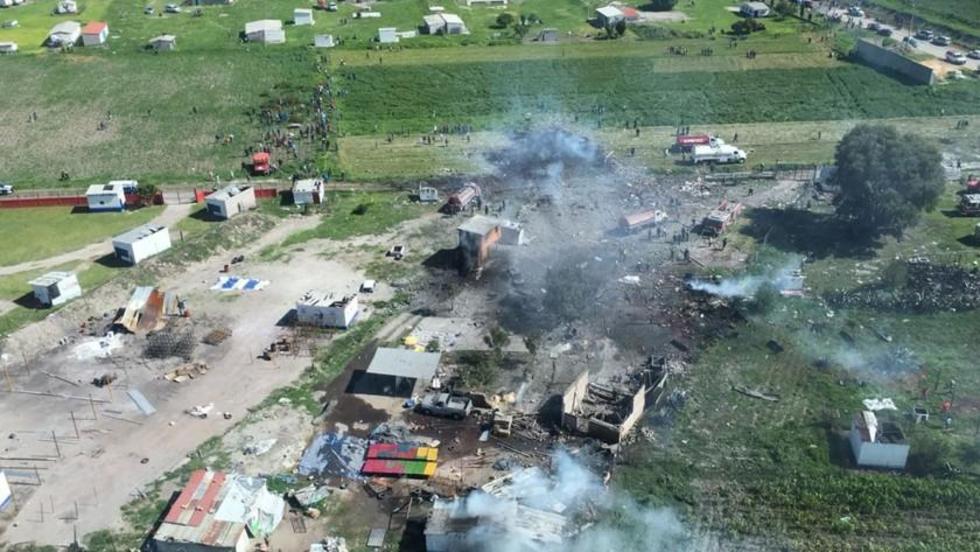 Explosión de polvorín en centro de México deja 19 personas muertas