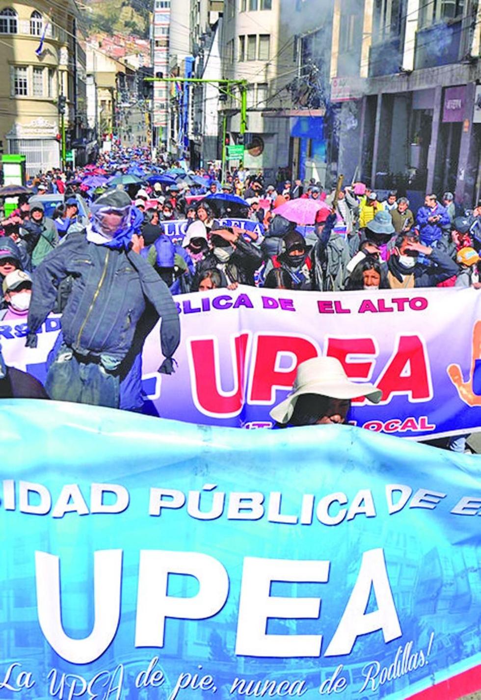 La UPEA advierte radicalizar su protesta por más presupuesto