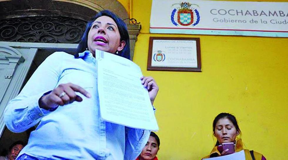 Aprehenden a Andrea García por el caso Mochilas en Cochabamba