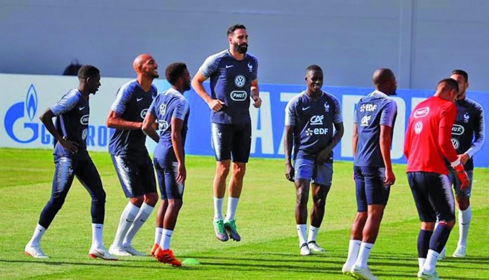 La selección francesa empieza a preparar la final sin sus titulares