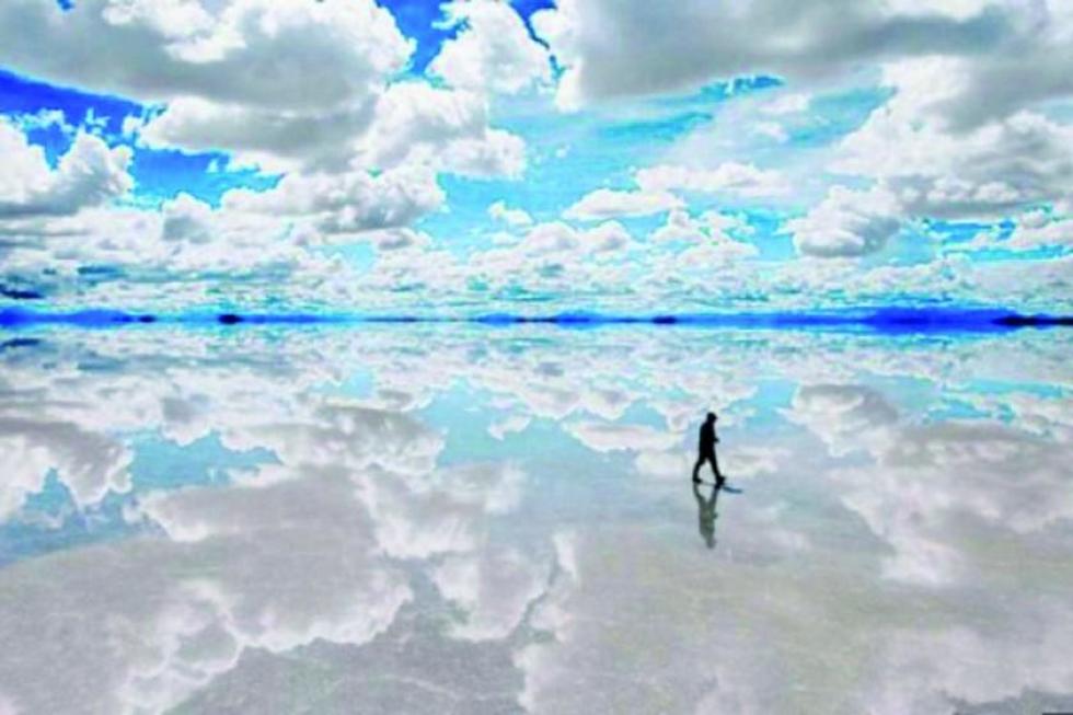 Invidente pasará  el Salar de Uyuni