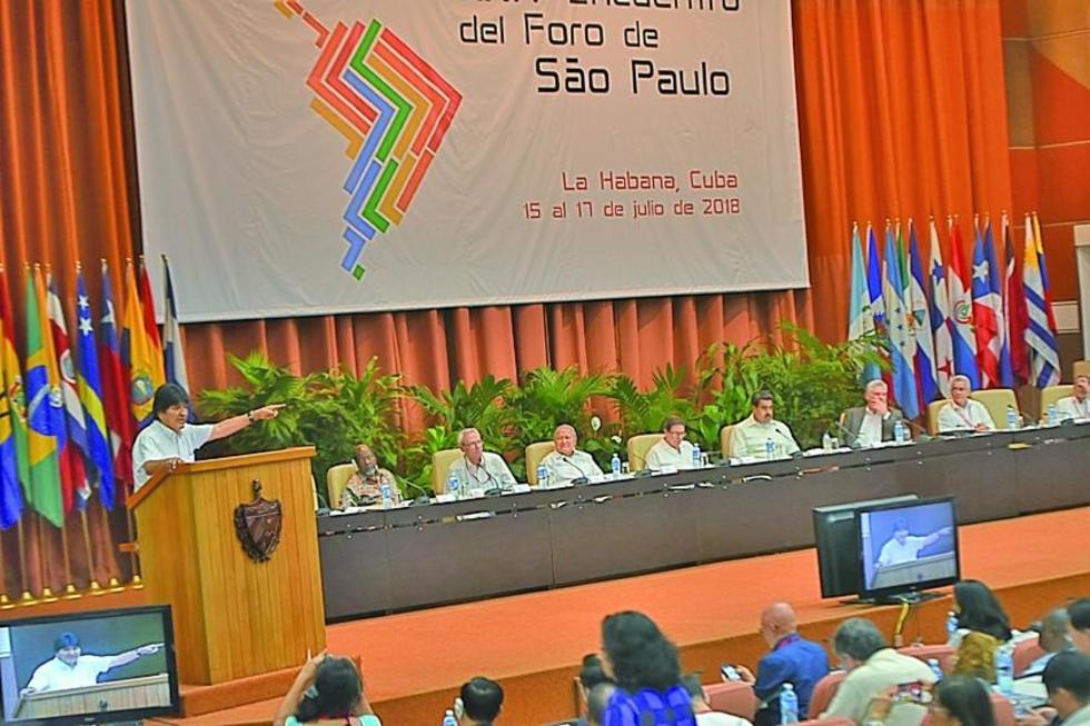 Evo: Foro de San Pablo respalda la demanda marítima de Bolivia