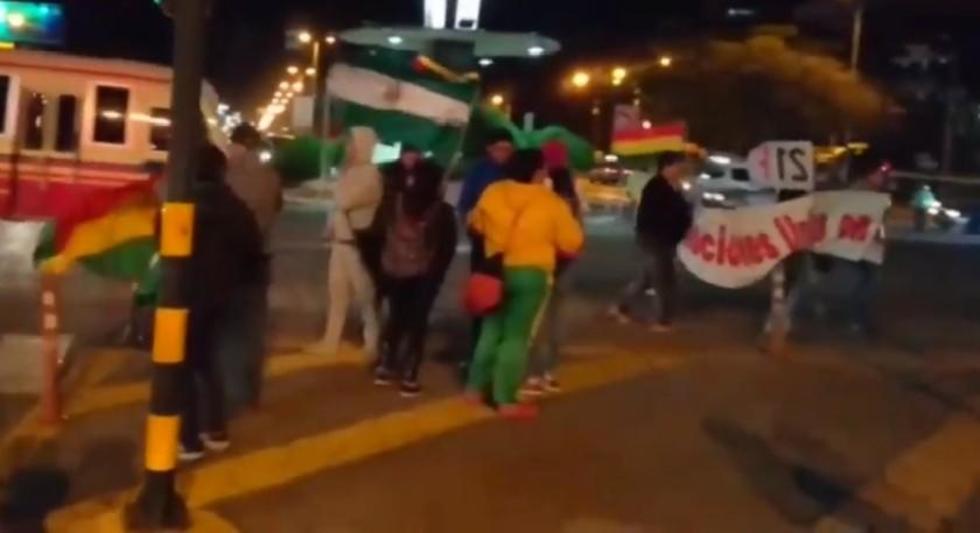 Santa Cruz: pese al frío el bocinazo por el Bolivia dijo No se hizo escuchar